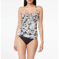 Bleu Rod Beattie Womens Draped Ring Front Bandeau Tankini Top -ONeill Shop 0279492c 807f 4409 8f39 e5a90720fb8d