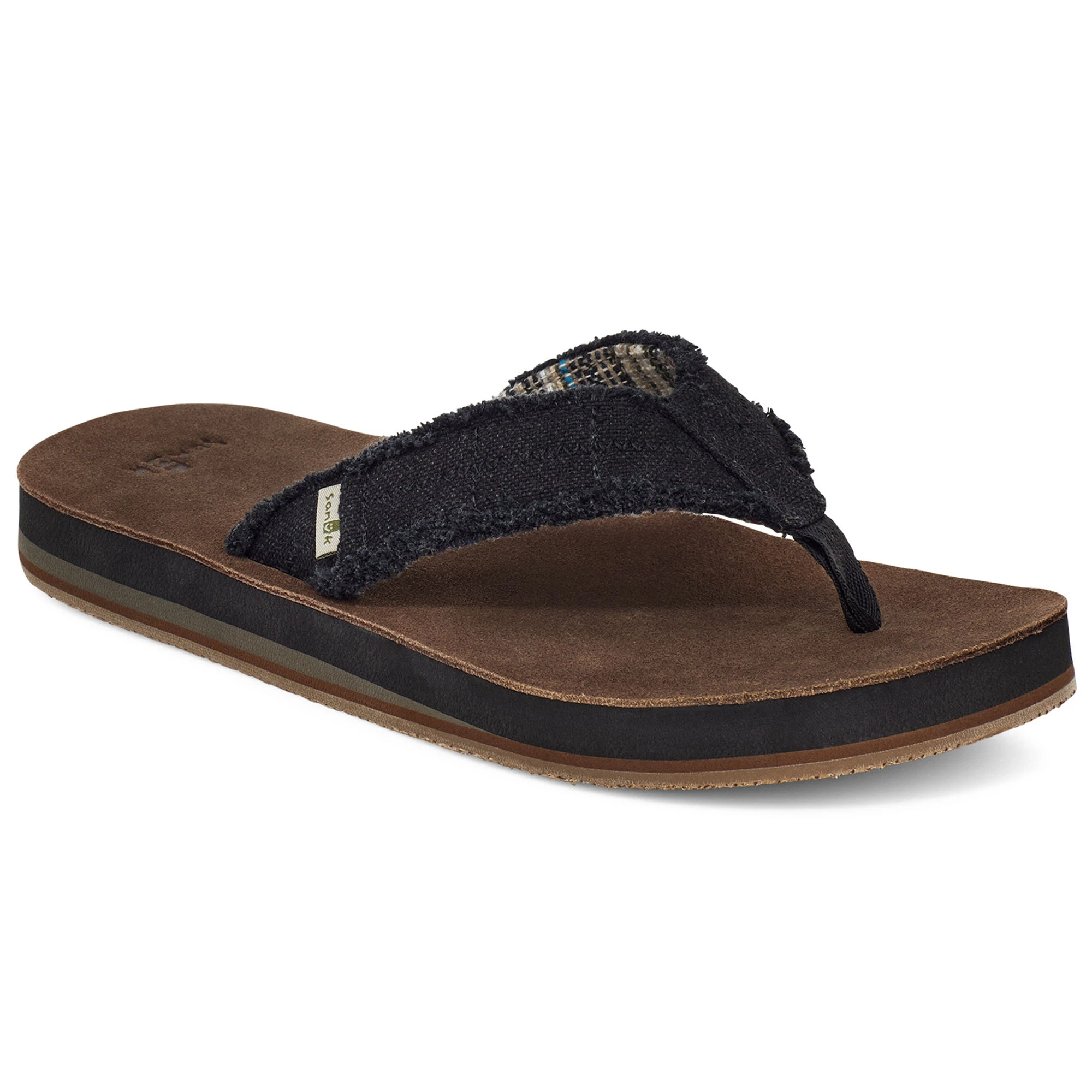 Sanuk Men's Fraid Not Soft Top Casual Sandals 3 Sanuk Men's Fraid Not Soft Top Casual Sandals