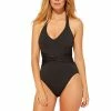Bleu Rod Beattie Women's Plunge Halter Twist One-Piece Swimsuit -ONeill Shop 172945c1 cf46 4e59 aaa5 a82c5dd3a21f