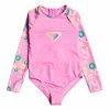 ROXY Girls Funny Bambino Long Sleeve One-Piece Rashguard -ONeill Shop 18b54b32 891e 4254 bc67 41814101d52b