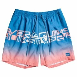 Quiksilver Mens Word Block Volley 17" Boardshorts