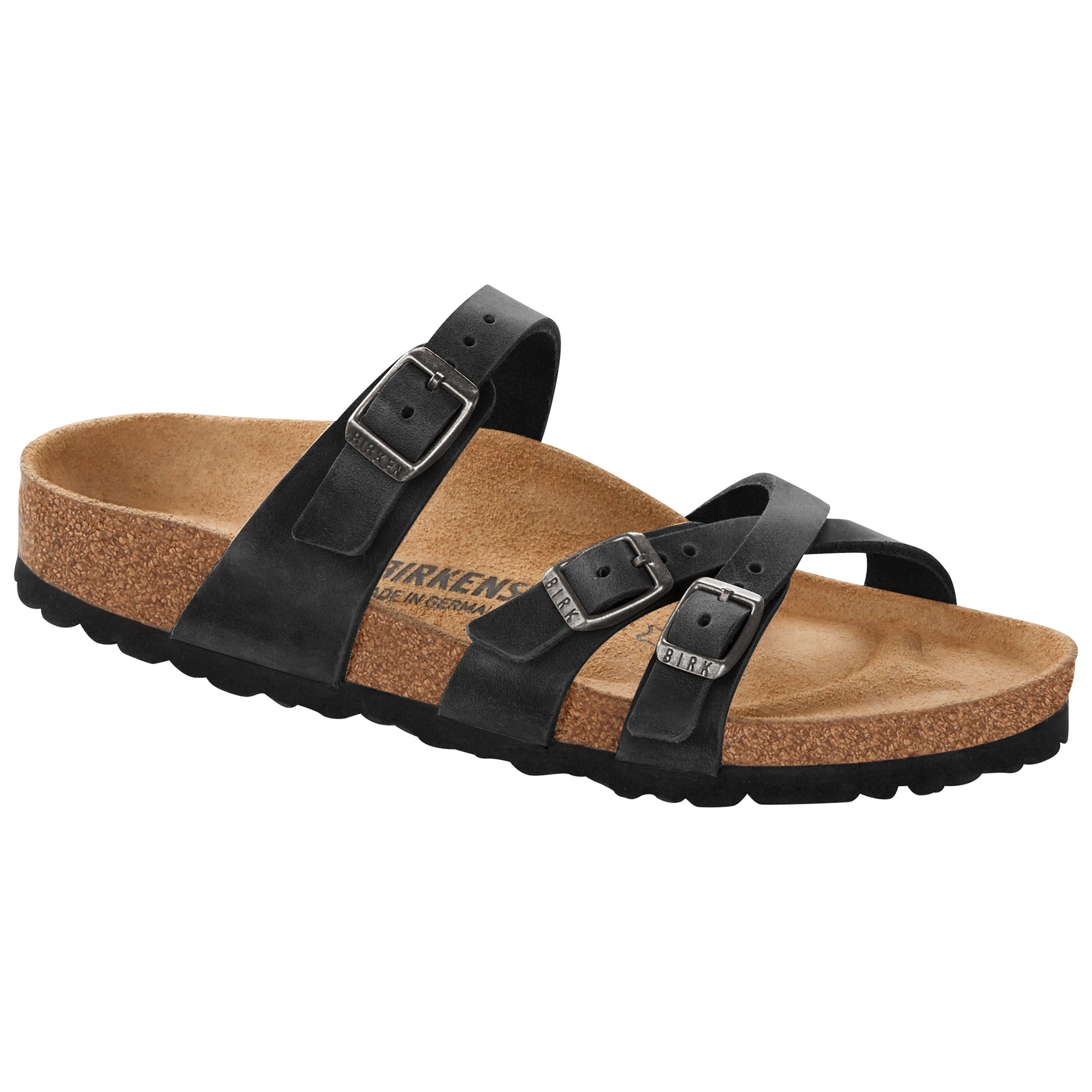 Birkenstock Womens Franca Oiled Leather Sandals 7 Birkenstock Womens Franca Oiled Leather Sandals - Image 5