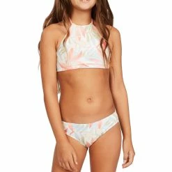 Billabong Girl's Lil Love Palms High Neck Bikini Set