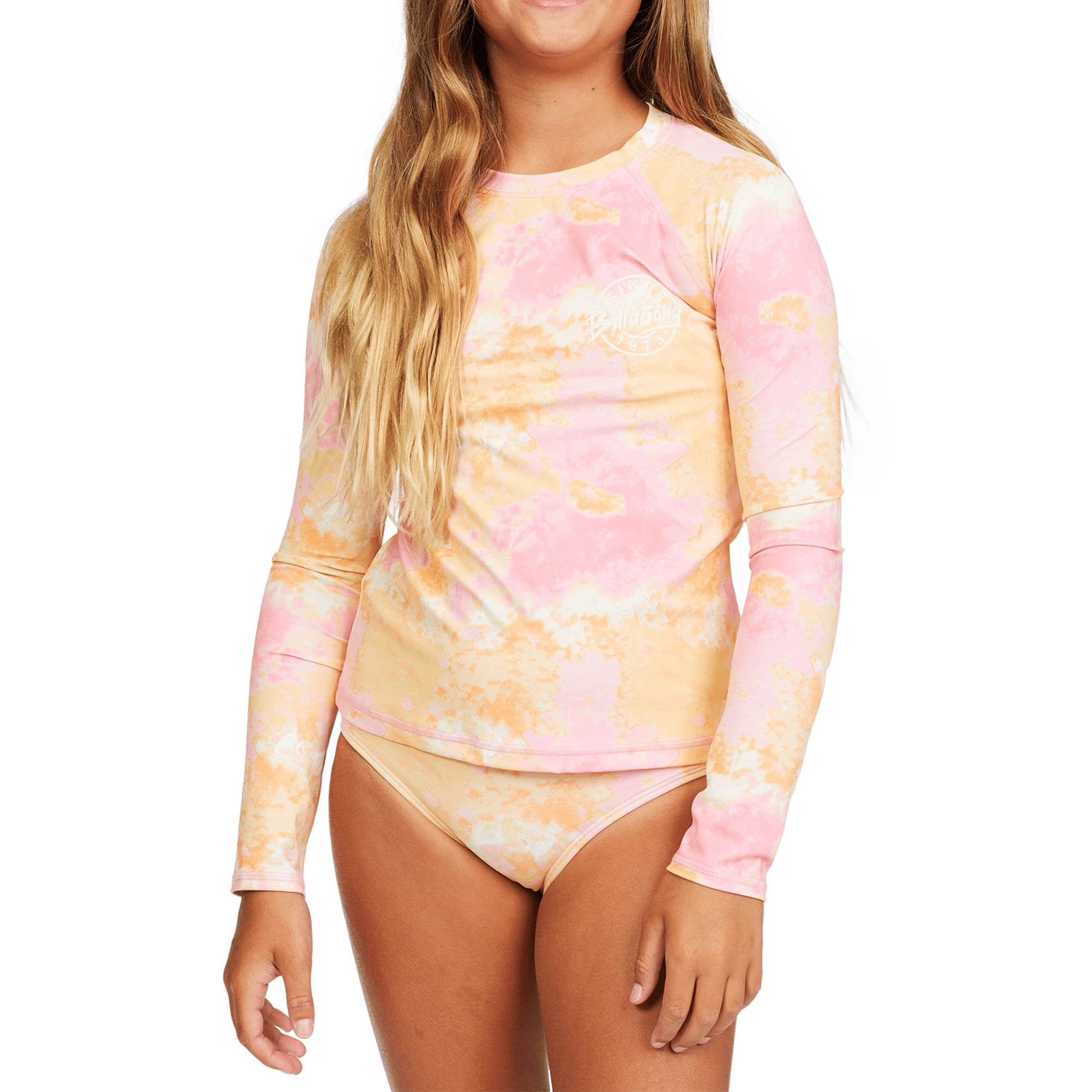 Billabong Girl's Chasing Sunshine Long Sleeve Rashguard 3 Billabong Girl's Chasing Sunshine Long Sleeve Rashguard