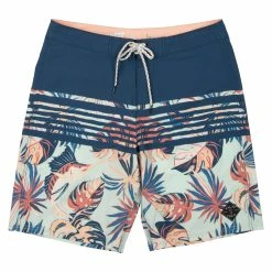 Salty Crew Mens Ripple Aqua Boardshorts