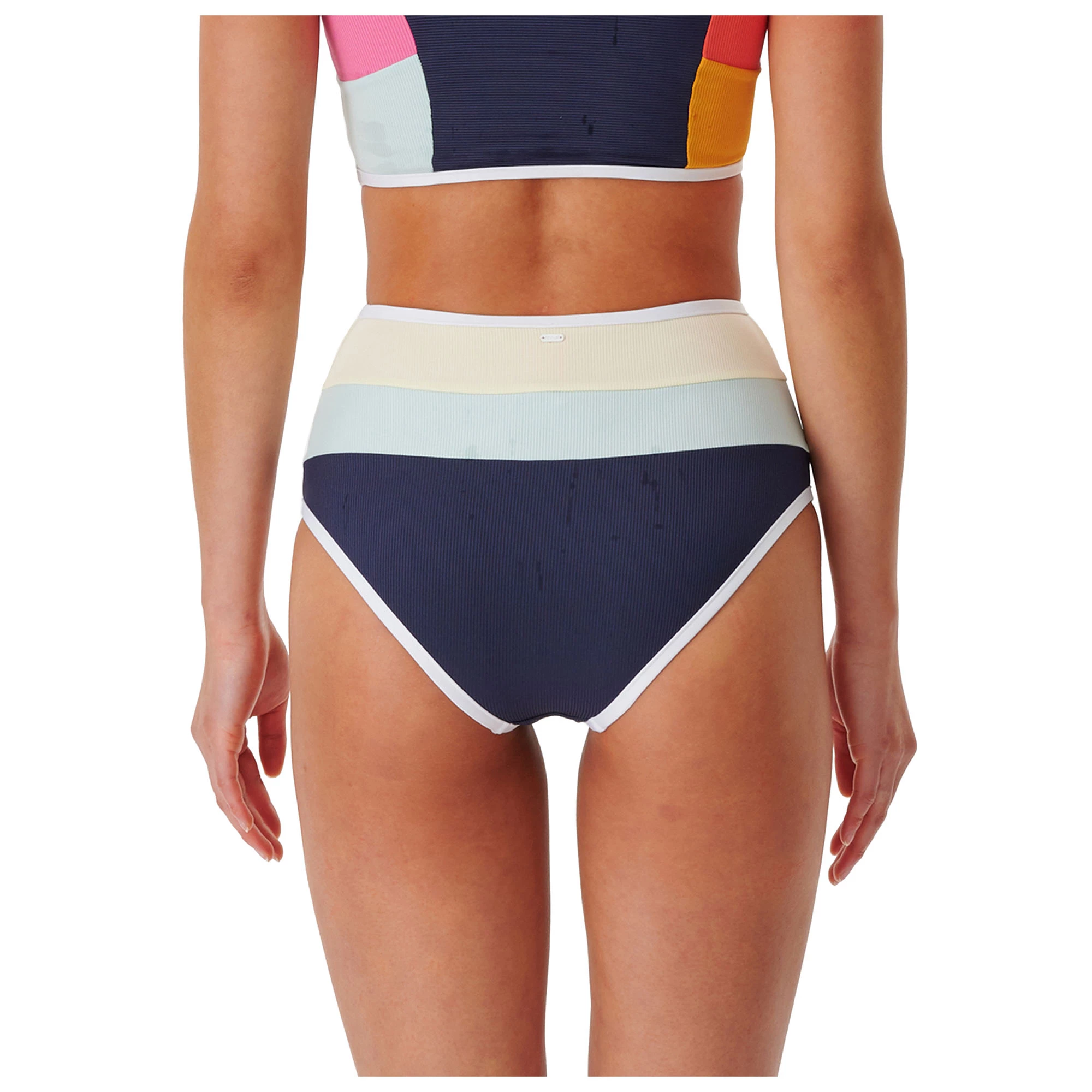 Rip Curl Womens Heat Wave Good Coverage High Rise Bikini Bottoms 4 Rip Curl Womens Heat Wave Good Coverage High Rise Bikini Bottoms - Image 2