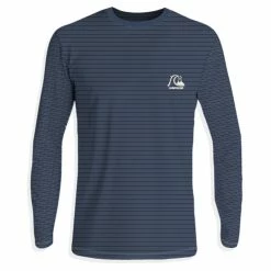 Quiksilver Mens Heritage Heather Long Sleeve UPF 50 Rashguard