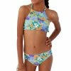 O'Neill ONeill Girls Sami Floral Braided Strap Hi-Neck Swim Set -ONeill Shop 34ec60c6 c4ed 456e ab4d 062159e990da