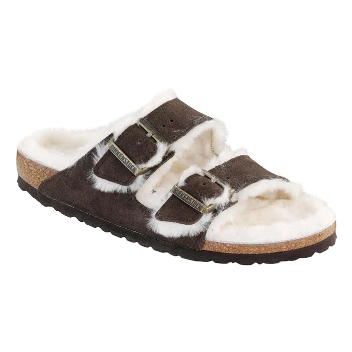 Birkenstock Women's Arizona Shearling Narrow Sandals 4 Birkenstock Women's Arizona Shearling Narrow Sandals - Image 2