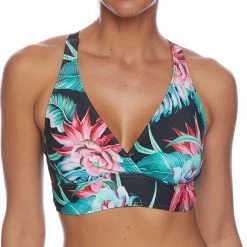Next By Athena Womens Moala 24 Minute Sport Bra Bikini Top