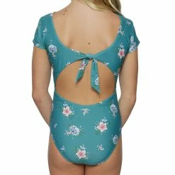 O'Neill ONeill Girls Chan Floral Short Sleeve Back Tie One Piece Swimsuit 5 O'Neill ONeill Girls Chan Floral Short Sleeve Back Tie One Piece Swimsuit -ONeill Shop 4bc22993 f7be 4062 b170 49a5bde43007
