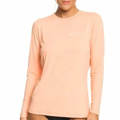 ROXY Women's Enjoy Waves Long Sleeve Rashguard -ONeill Shop 53aaa40d 3a52 41c4 b72a a3c5f8348f8f