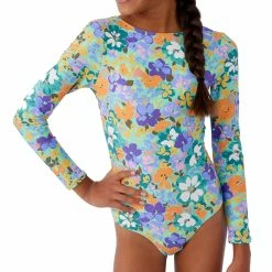 O'Neill ONeill Girls Sami Floral Twist Back Swimsuit