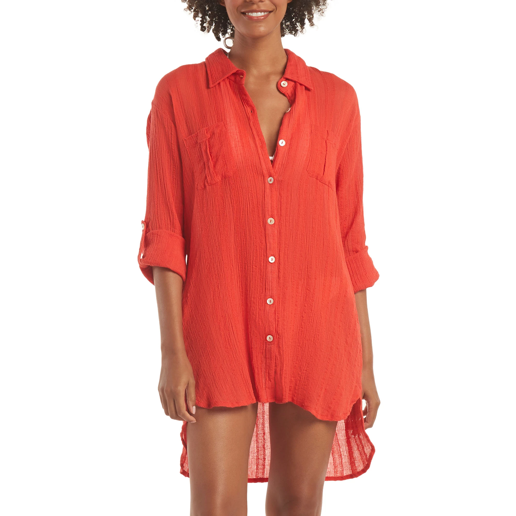Helen Jon Womens Relaxed Shirt Dress 5 Helen Jon Womens Relaxed Shirt Dress - Image 3