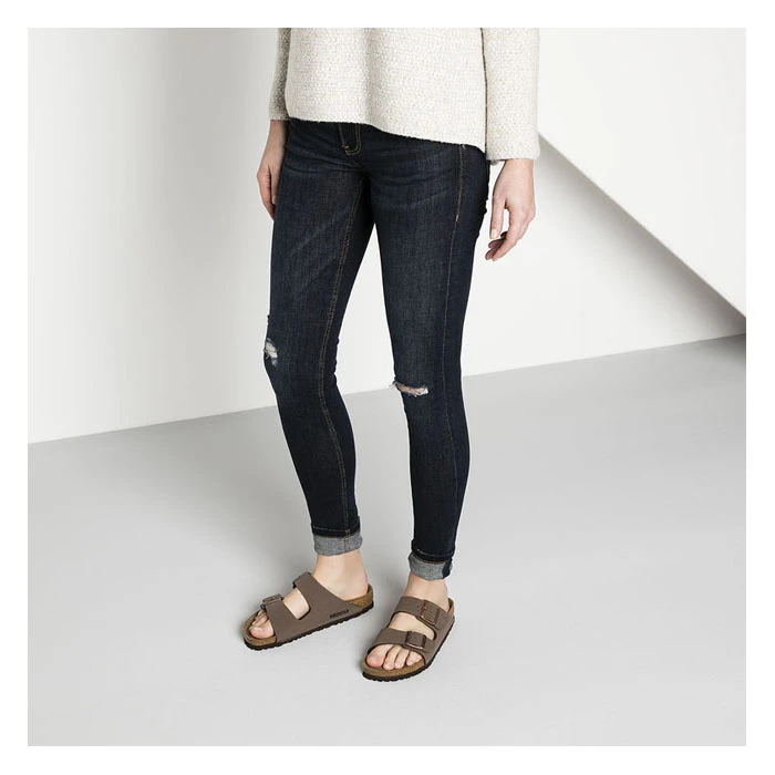 Birkenstock Women's Arizona Birkibuc Casual Sandals Mocha 6 Birkenstock Women's Arizona Birkibuc Casual Sandals Mocha - Image 4