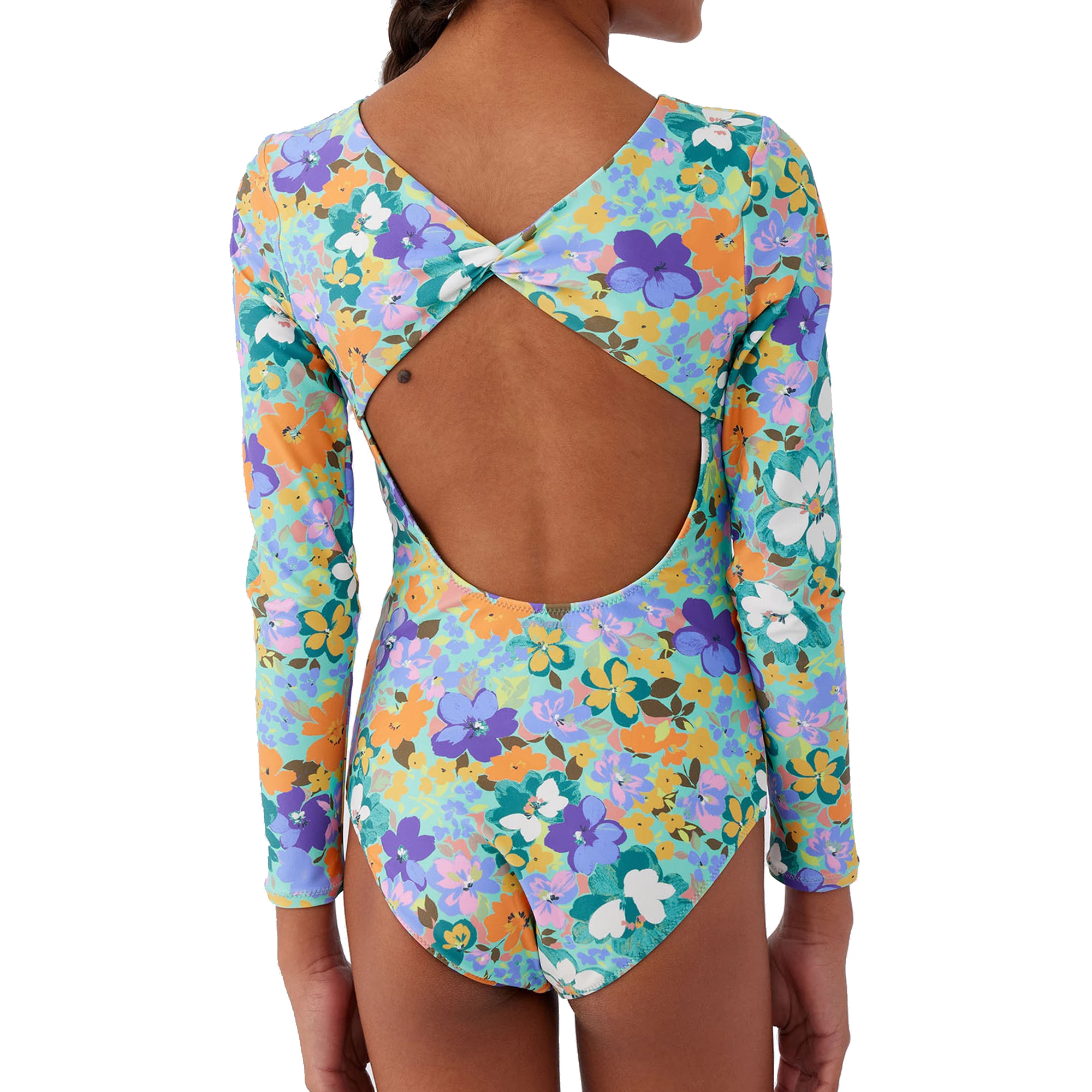 O'Neill ONeill Girls Sami Floral Twist Back Swimsuit 4 O'Neill ONeill Girls Sami Floral Twist Back Swimsuit - Image 2