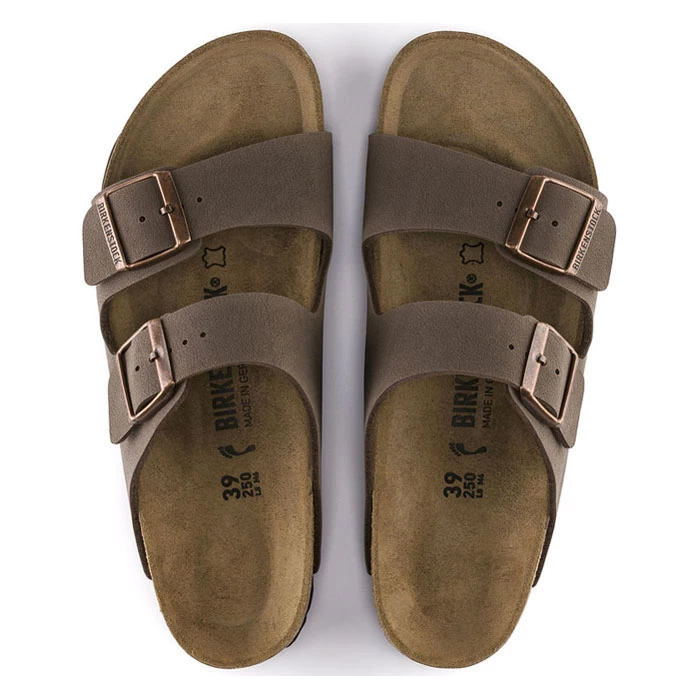 Birkenstock Women's Arizona Birkibuc Casual Sandals Mocha 4 Birkenstock Women's Arizona Birkibuc Casual Sandals Mocha - Image 2