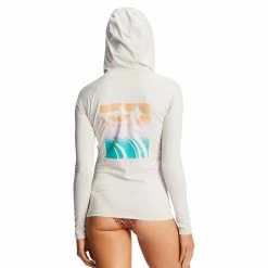 Billabong Womens A/Div UPF 50 Long Sleeve Hooded Rashguard -ONeill Shop 6275c461 38ee 4b96 a8c4 5ee3ae708ab2