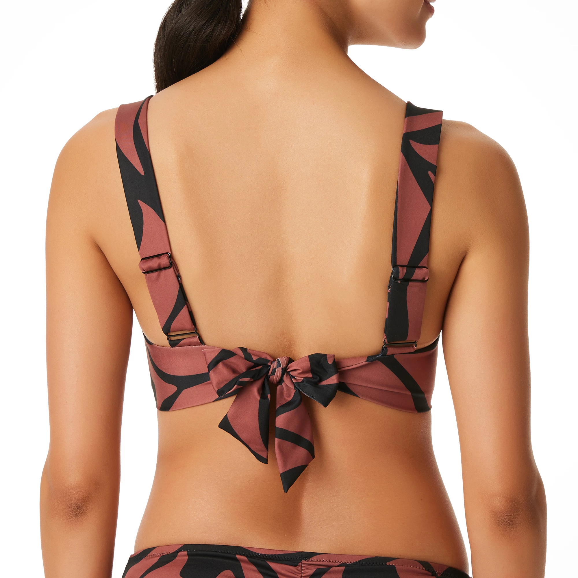 Sanctuary Womens Abstract Animal Bikini Top 4 Sanctuary Womens Abstract Animal Bikini Top - Image 2