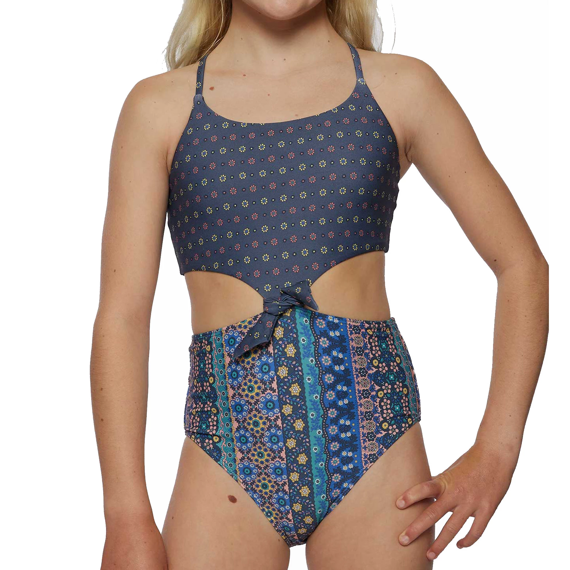 O'Neill ONeill Girls Margot Knot One Piece Swimsuit 3 O'Neill ONeill Girls Margot Knot One Piece Swimsuit