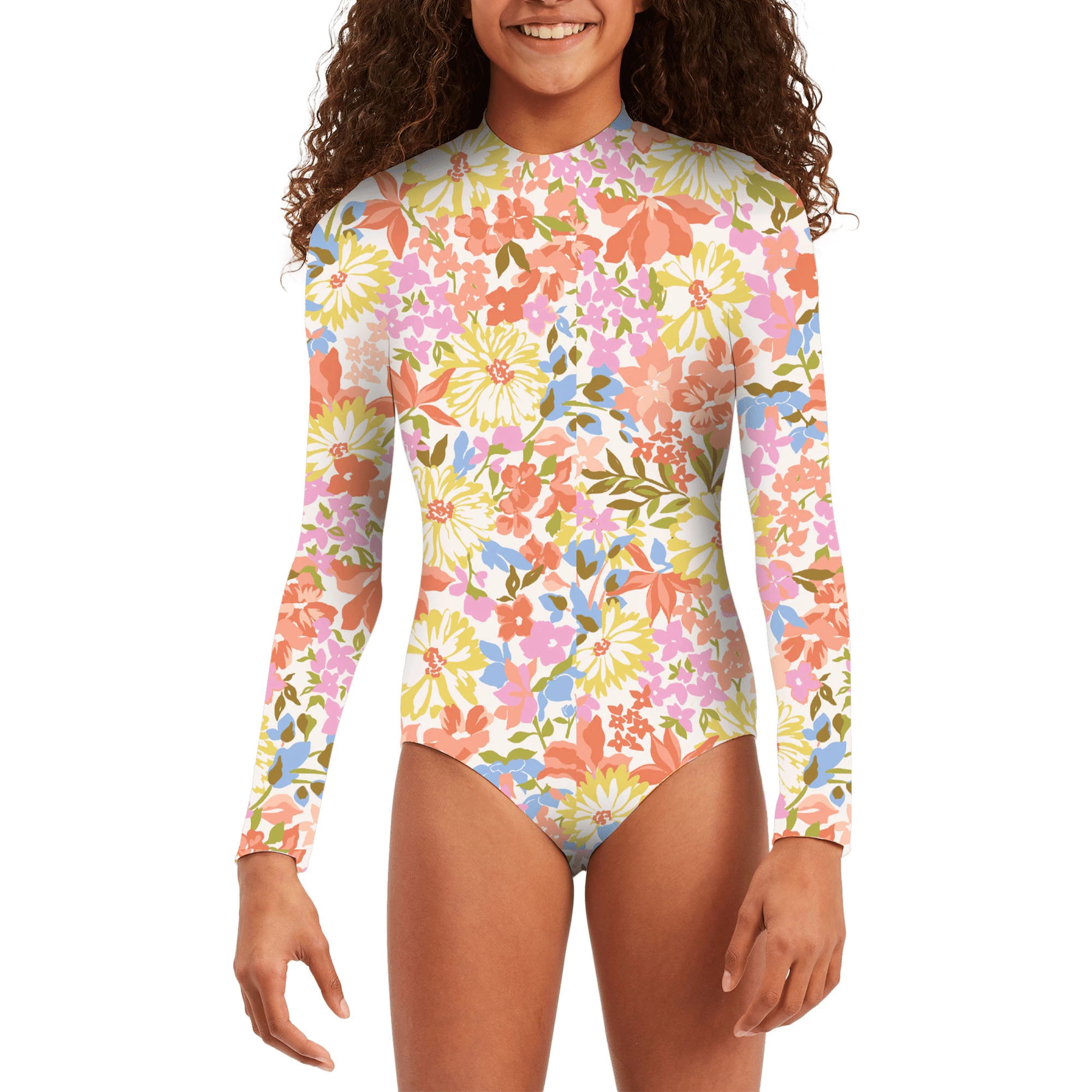 Billabong Girls Windsong Long Sleeve Swimsuit 3 Billabong Girls Windsong Long Sleeve Swimsuit