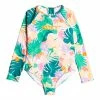 ROXY Girls Paradisiac Island Long Sleeve One-Piece Rashguard -ONeill Shop 73c0b089 007e 40af b84b f3320f69cbc4