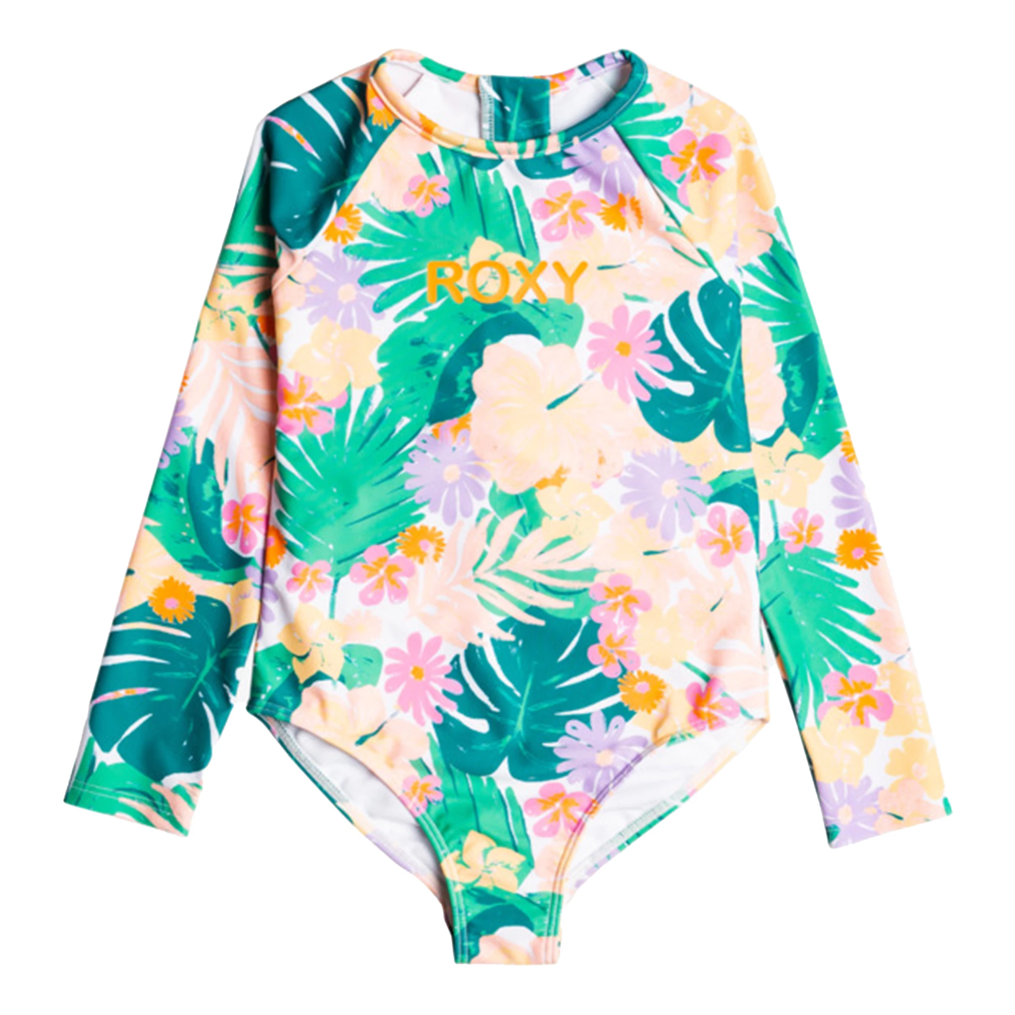 ROXY Girls Paradisiac Island Long Sleeve One-Piece Rashguard 3 ROXY Girls Paradisiac Island Long Sleeve One-Piece Rashguard