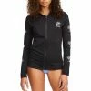 Billabong Womens Core Surfdaze Long Sleeve Zip Front Hooded Rashguard -ONeill Shop 7760cca4 08b0 450a 80fb 9a9aef9379bf