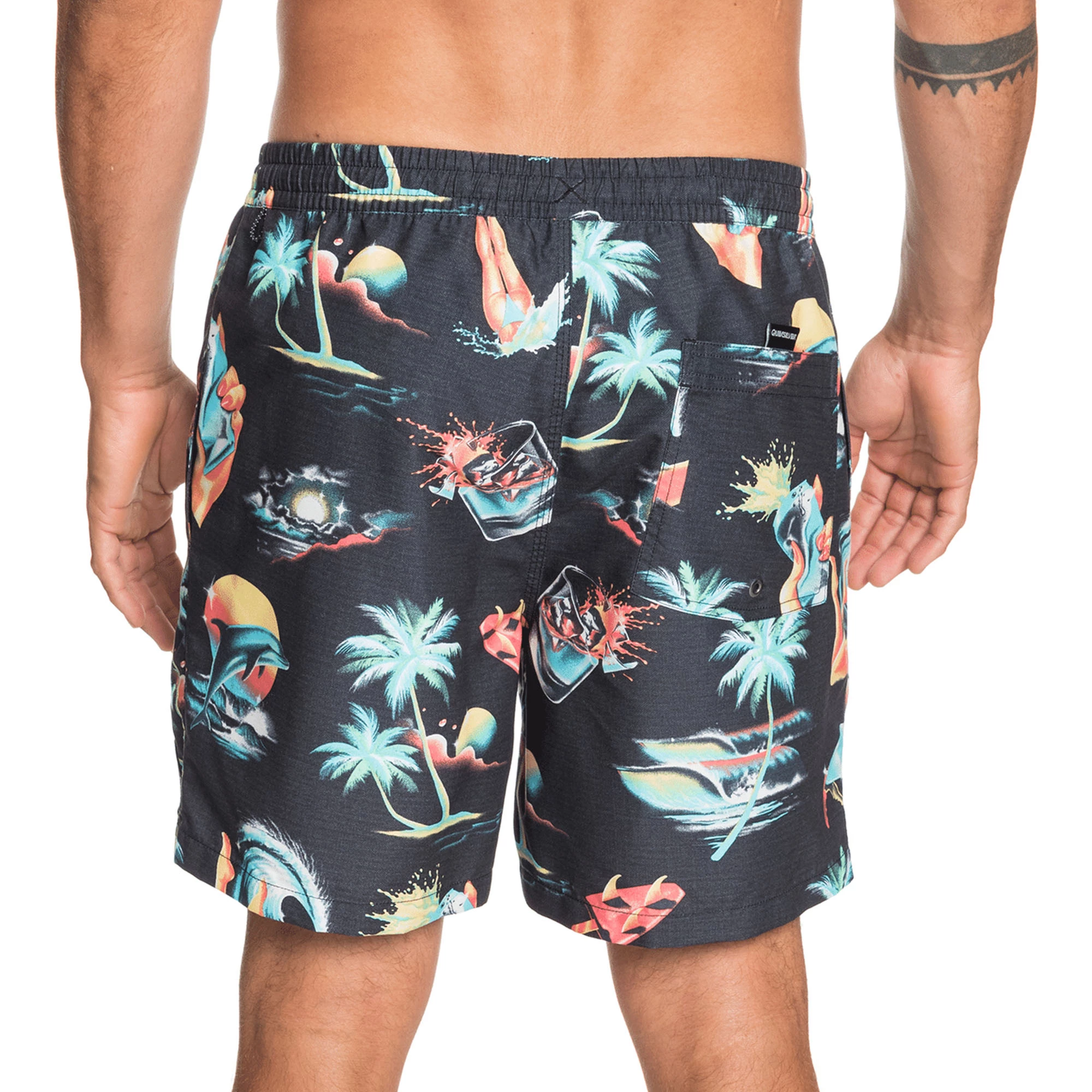 Quiksilver Mens Sun Damage 17" Boardshorts 4 Quiksilver Mens Sun Damage 17" Boardshorts - Image 2