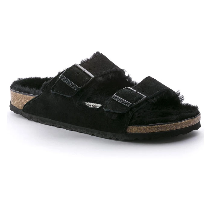 Birkenstock Women's Arizona Shearling Narrow Sandals 5 Birkenstock Women's Arizona Shearling Narrow Sandals - Image 3
