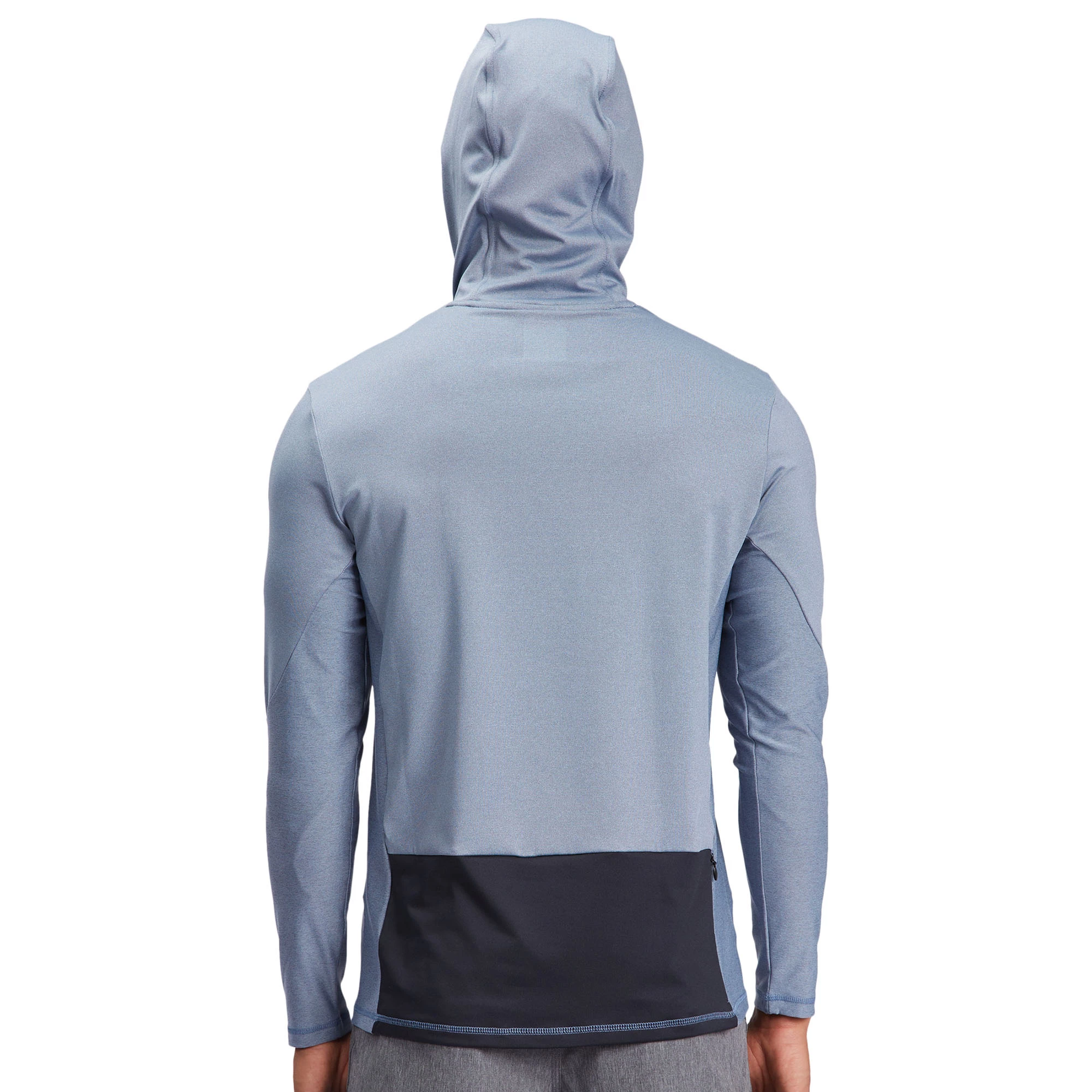 Quiksilver Mens Angler Hooded Long Sleeve Surf T Shirt 5 Quiksilver Mens Angler Hooded Long Sleeve Surf T Shirt - Image 3