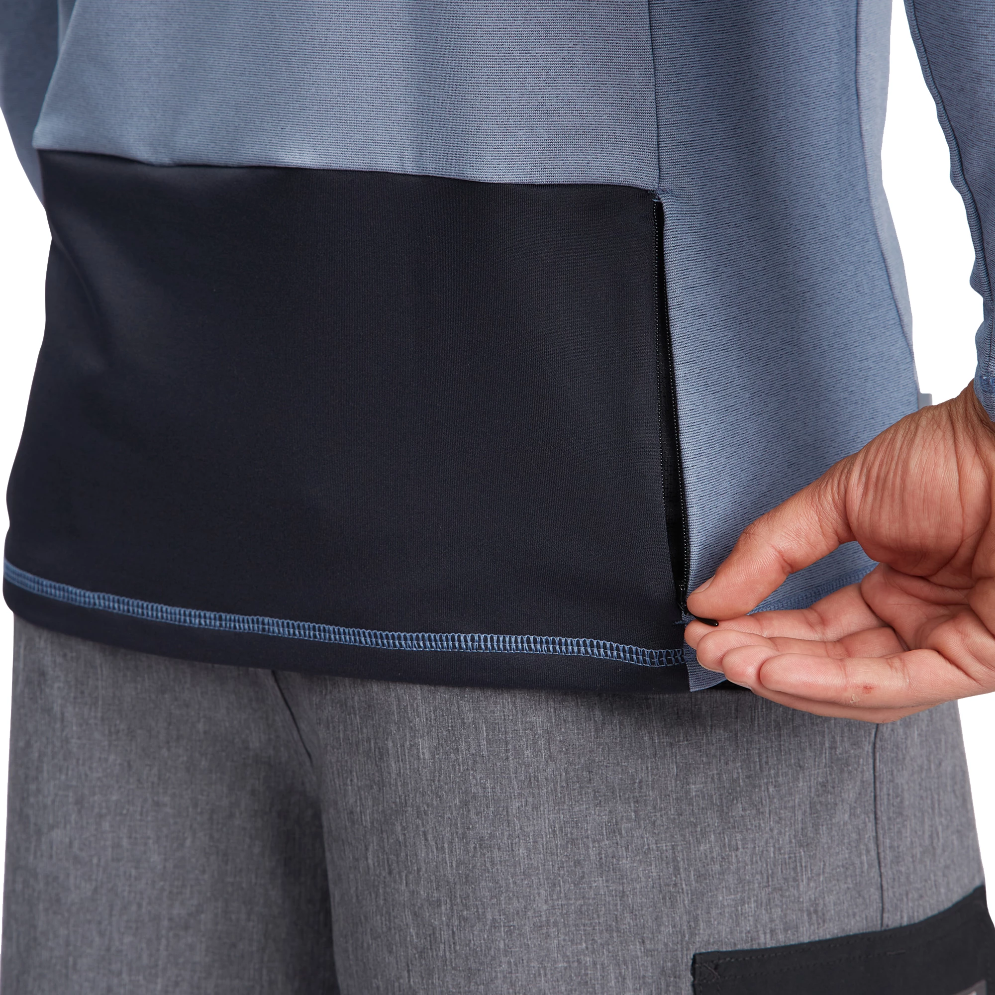 Quiksilver Mens Angler Hooded Long Sleeve Surf T Shirt 4 Quiksilver Mens Angler Hooded Long Sleeve Surf T Shirt - Image 2