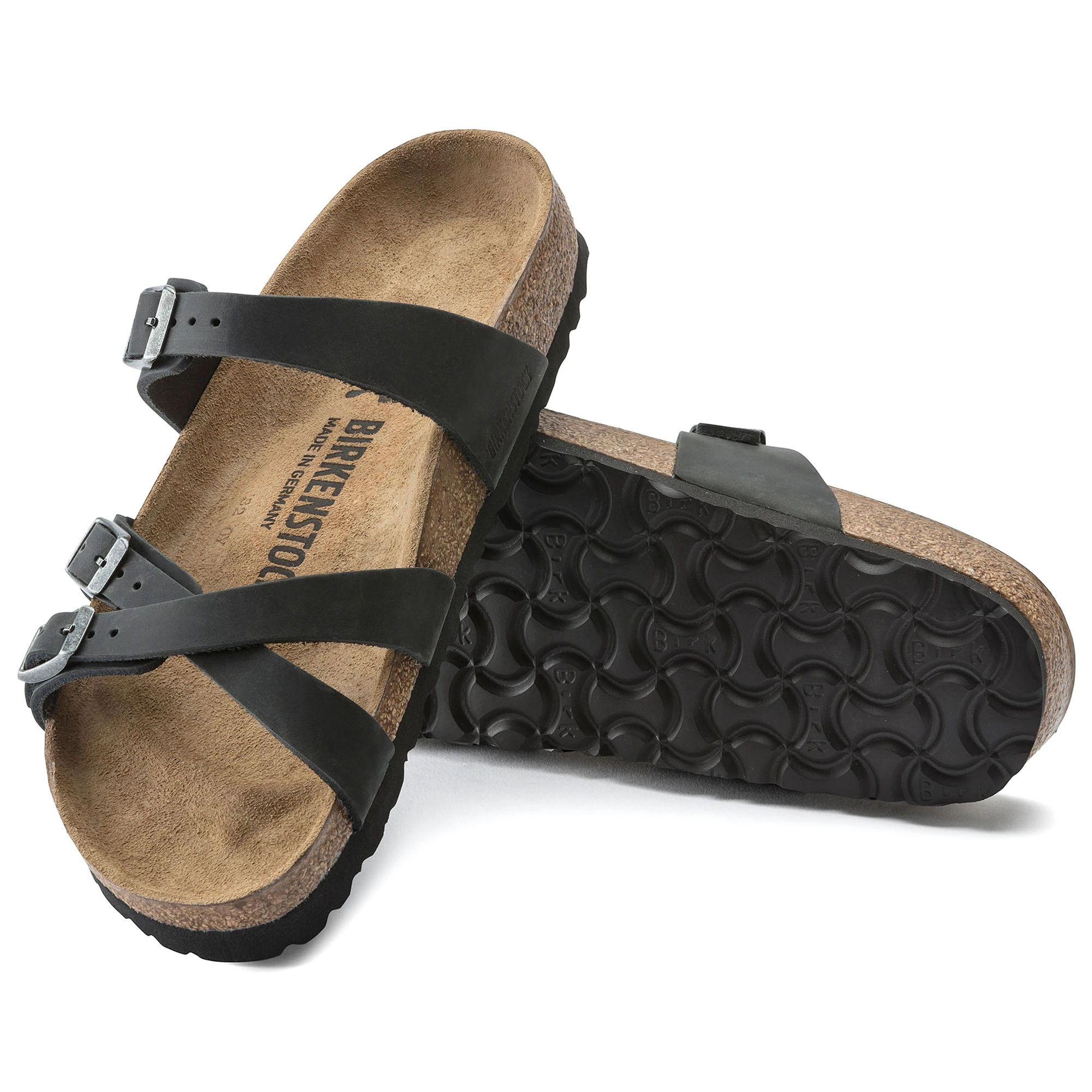 Birkenstock Womens Franca Oiled Leather Sandals 6 Birkenstock Womens Franca Oiled Leather Sandals - Image 4