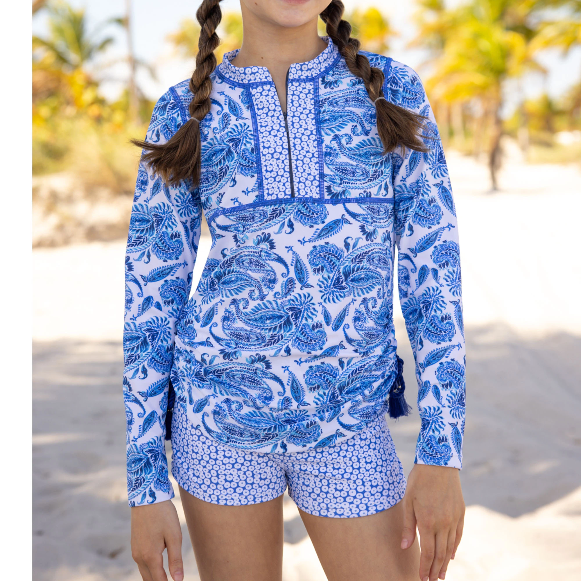 Cabana Life Girls Charleston Rashguard Set 3 Cabana Life Girls Charleston Rashguard Set