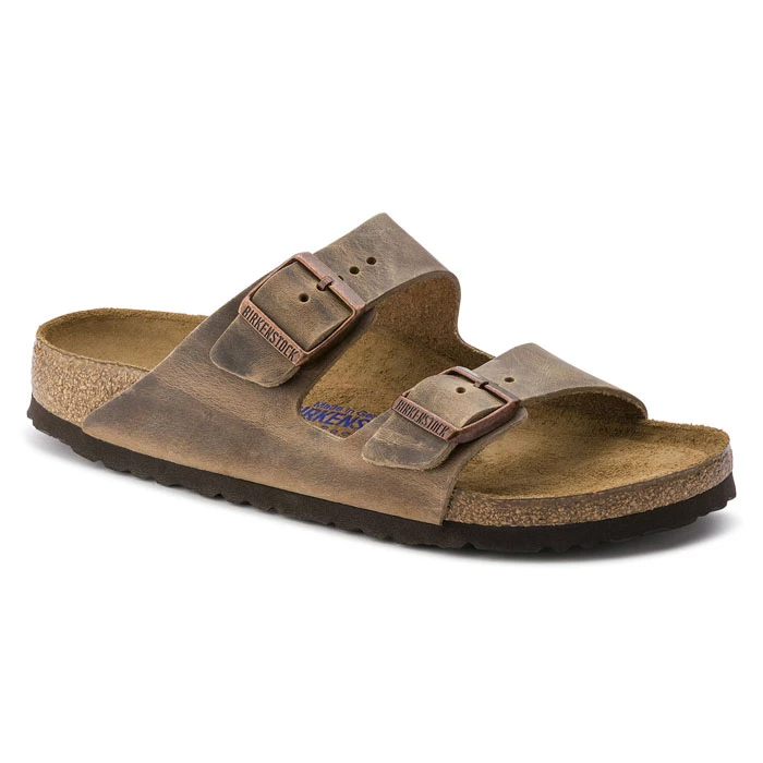 Birkenstock Women's Arizona Soft Footbed Oiled Leather Casual Sandals 3 Birkenstock Women's Arizona Soft Footbed Oiled Leather Casual Sandals