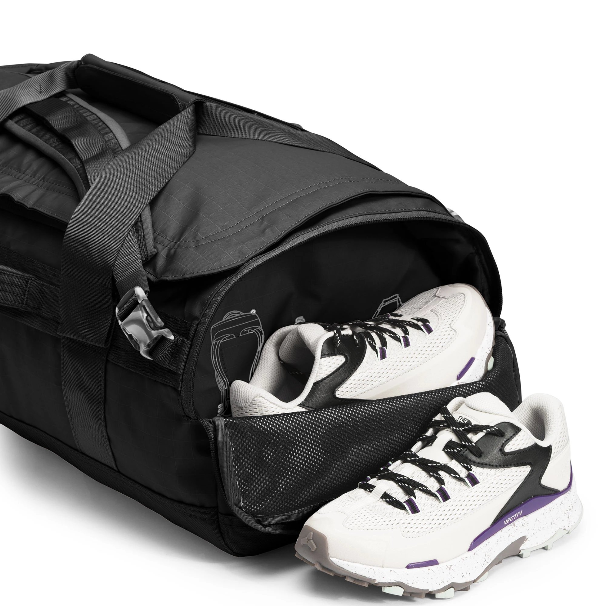 The North Face Base Camp Voyager 42 L Duffel Bag 14 The North Face Base Camp Voyager 42 L Duffel Bag - Image 12