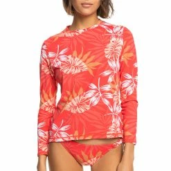 Roxy Womens Sea Skippin Printed Long Sleeve LYCRA® Rashguard