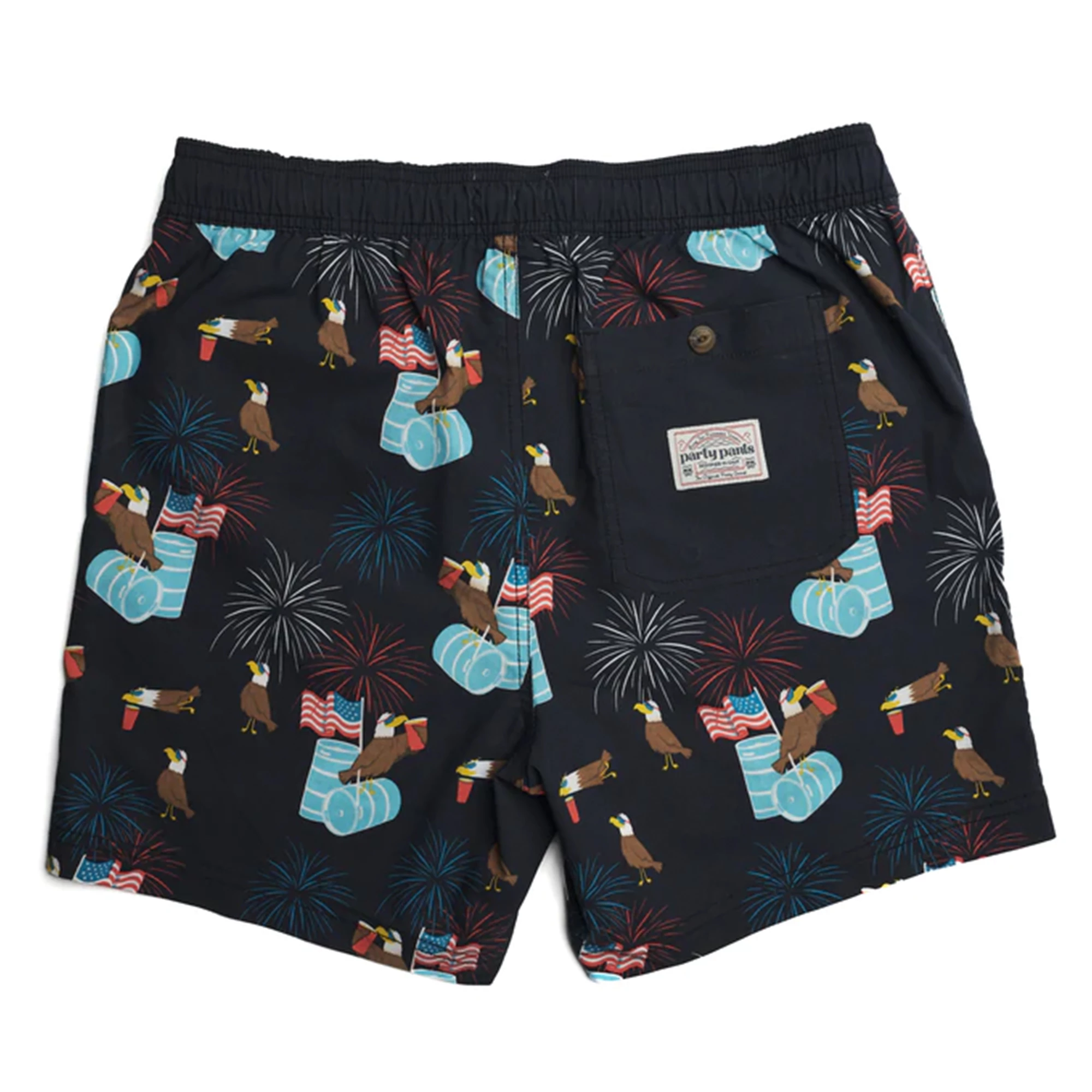 Party Pants Mens Old Glory Shorts 4 Party Pants Mens Old Glory Shorts - Image 2