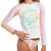 Billabong Girls On The Bright Side Long Sleeve Rashguard Swimsuit Set -ONeill Shop ca2b6a46 924e 426b 99a2 1d438f0565a9