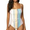 O'Neill ONeill Womens Baja Stripe Marbella Cheeky One Piece Swimsuit