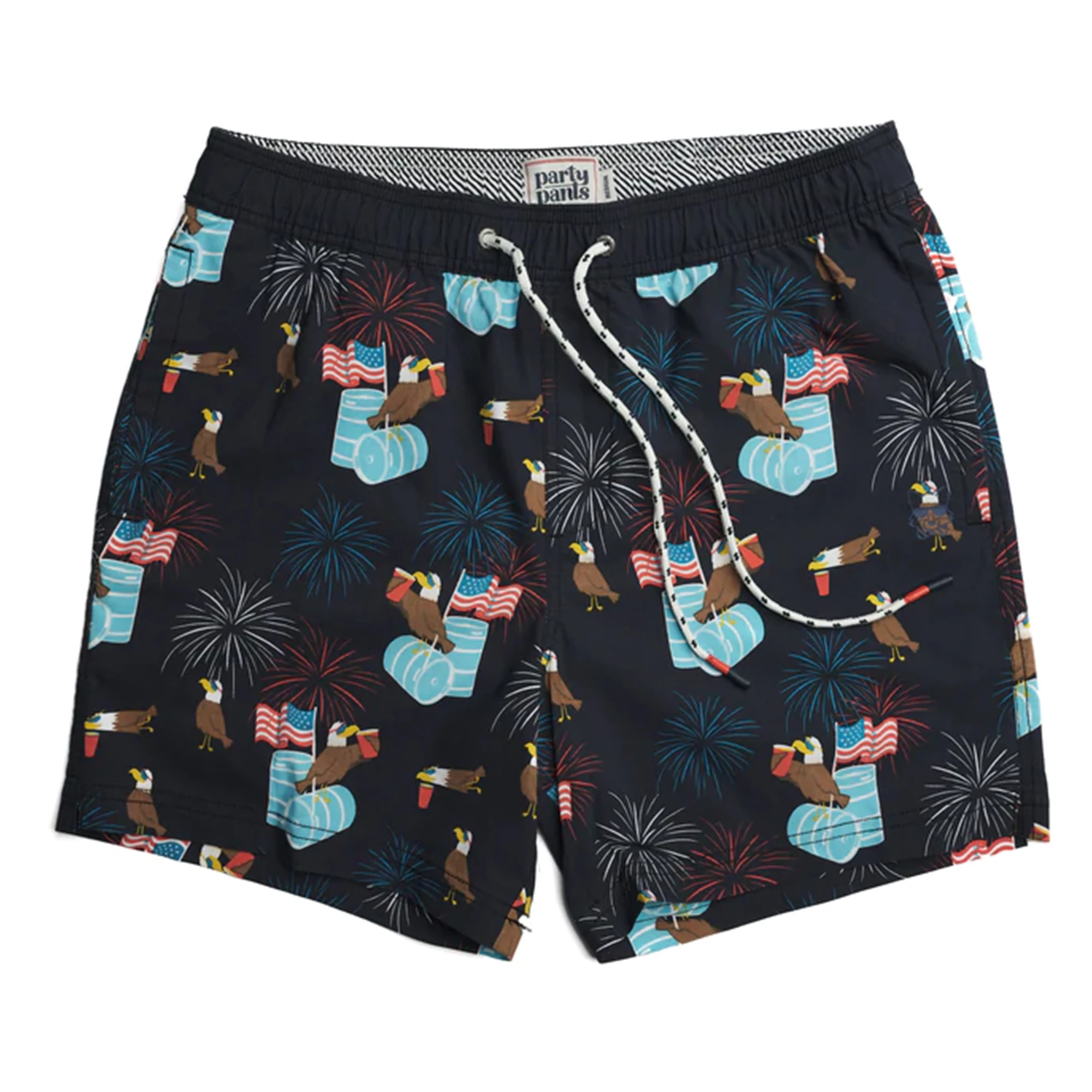 Party Pants Mens Old Glory Shorts 3 Party Pants Mens Old Glory Shorts