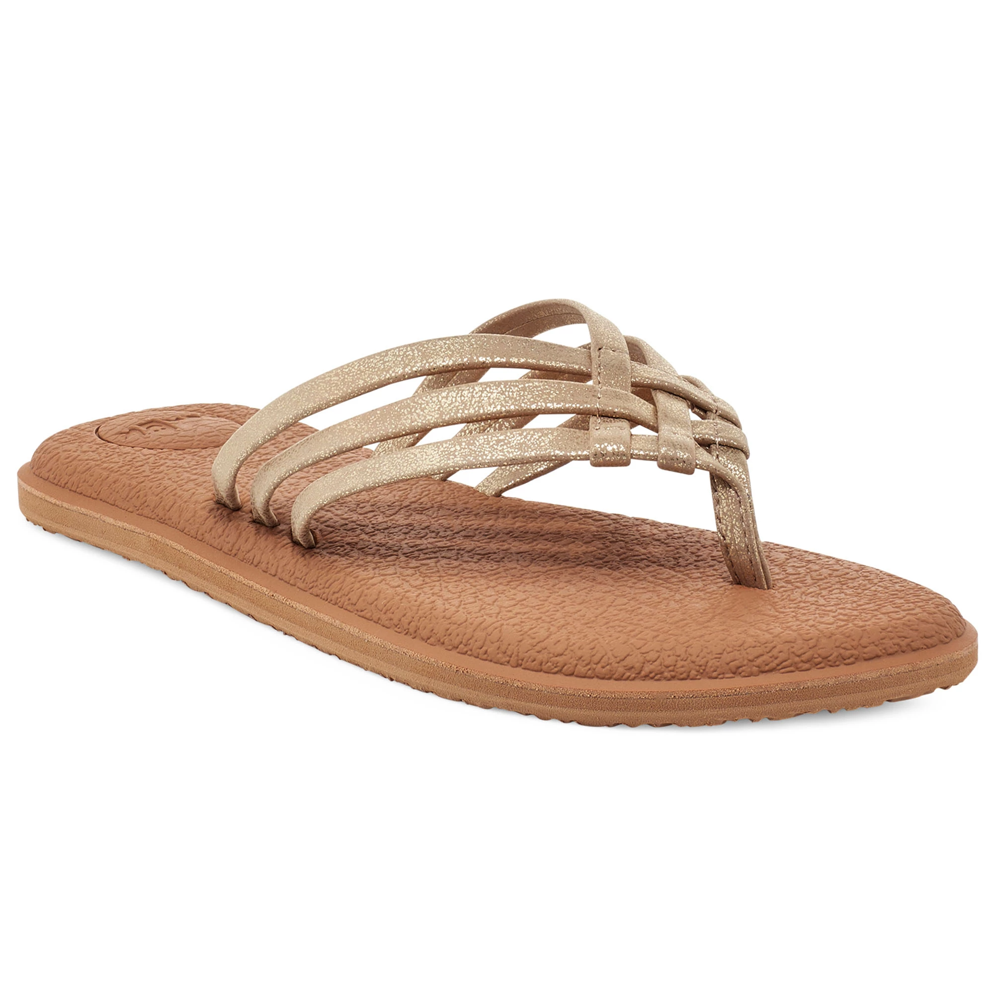 Sanuk Women's Yoga Salty Shimmer Casual Sandals 3 Sanuk Women's Yoga Salty Shimmer Casual Sandals