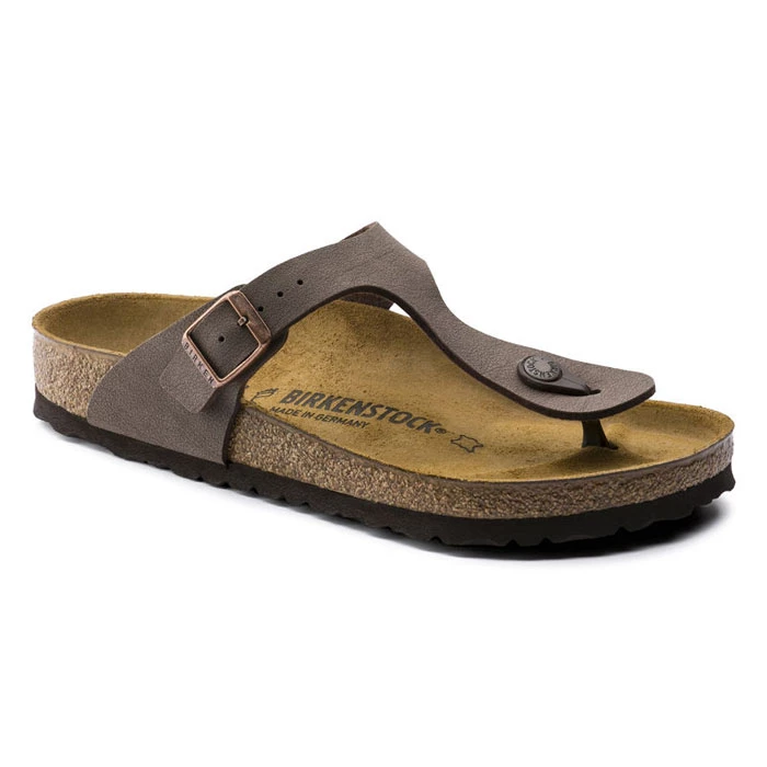 Birkenstock Women's Gizeh Birkibuc Casual Sandals Mocha 3 Birkenstock Women's Gizeh Birkibuc Casual Sandals Mocha