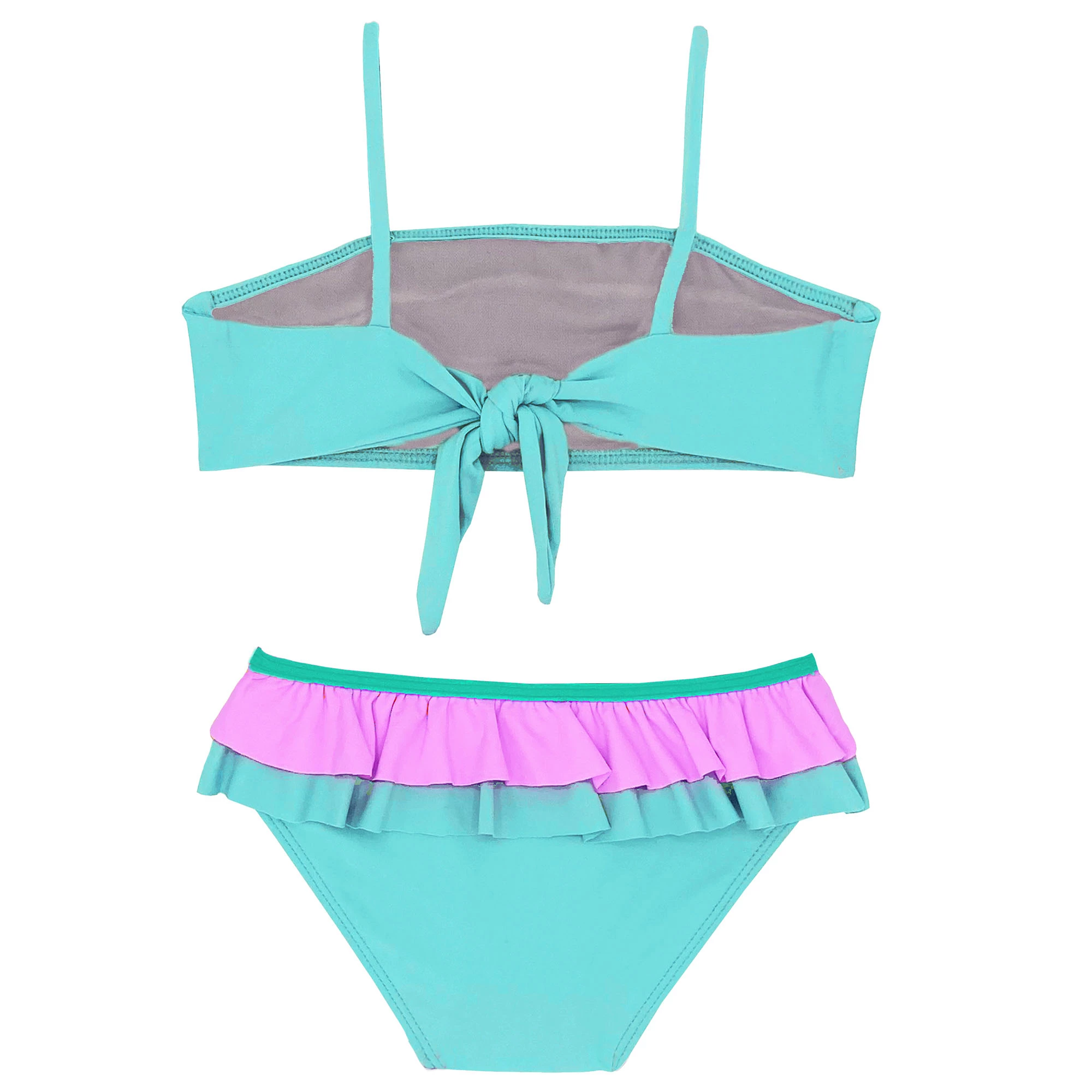 Beach Lingo Toddler Girl's Sunsets Ruffle Bra Set 4 Beach Lingo Toddler Girl's Sunsets Ruffle Bra Set - Image 2