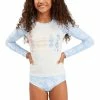 Billabong Girls On A Rainbow Long Sleeve Rashguard Set