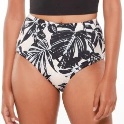 Sanctuary Womens In The Shade High Rise Bikini Bottoms
