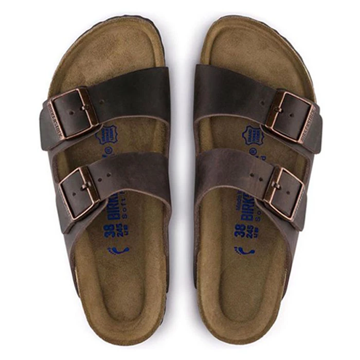 Birkenstock Women's Narrow Arizona Soft Footbed Oiled Leather Sandals 6 Birkenstock Women's Narrow Arizona Soft Footbed Oiled Leather Sandals - Image 4