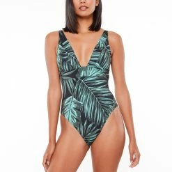 Sanctuary Women's Palmetto Paradise Over The Shoulder Swimsuit